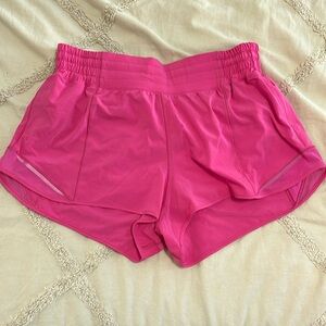 Lululemon hotty hot shorts 4 inch - hot pink